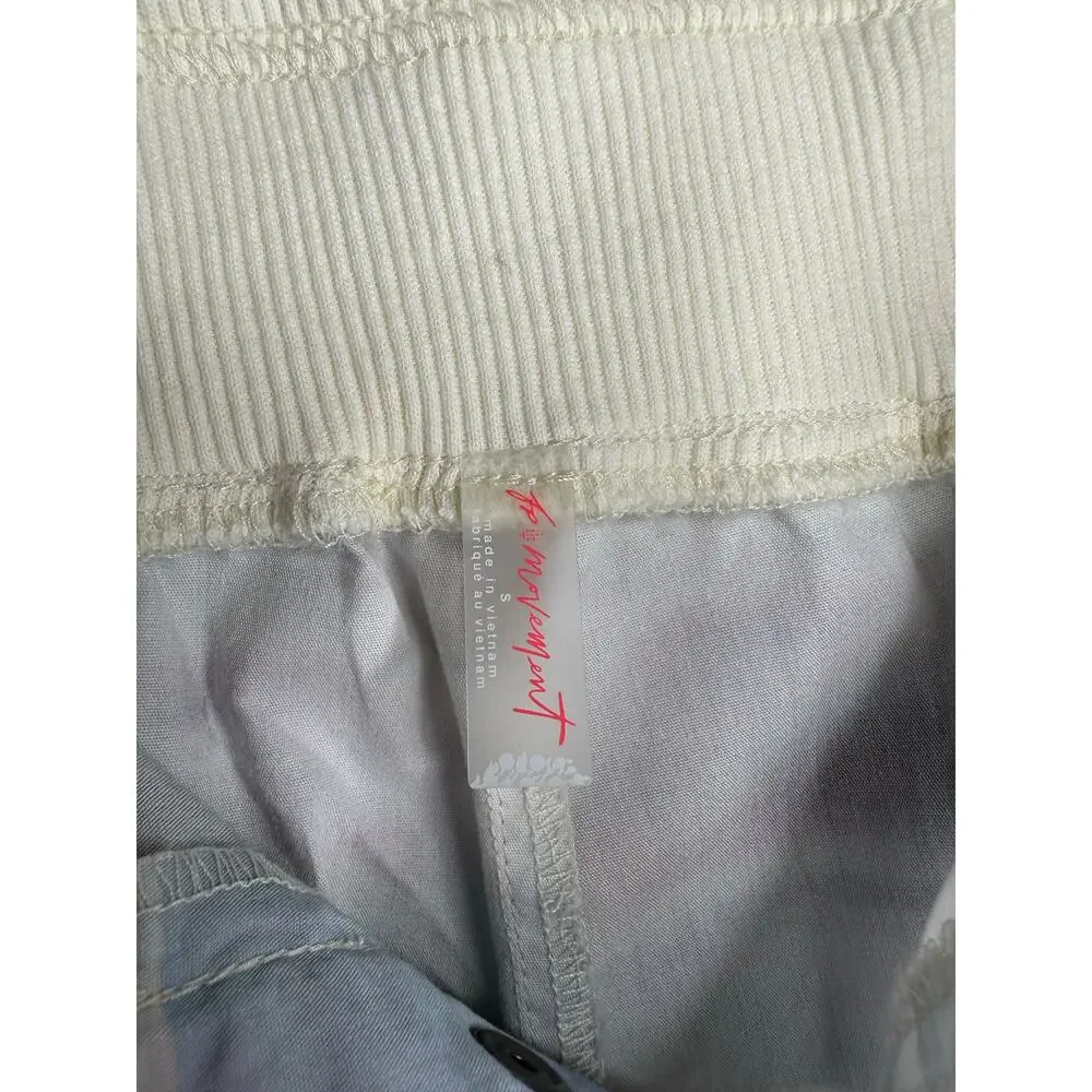 FREE PEOPLE MOVEMENT High Waisted Wide Leg Cargo Utility Hiking Pants Size Small